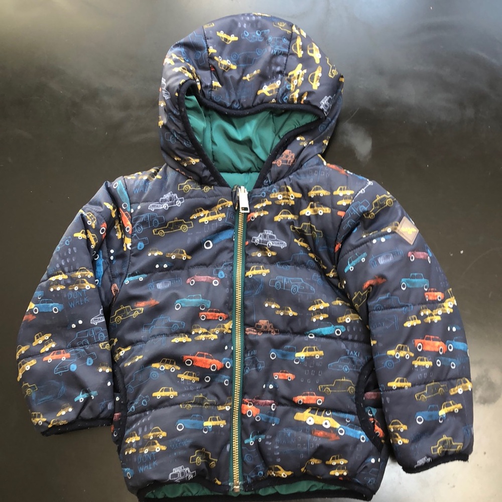 Paul Smith Baby Reversible Puffer Coat 3T